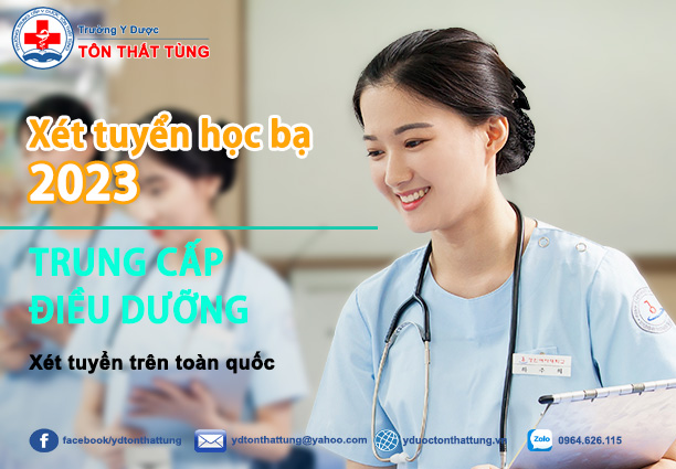 Chương trình đào tạo trung cấp điều dưỡng tại trường Y Dược Tôn Thất Tùng 