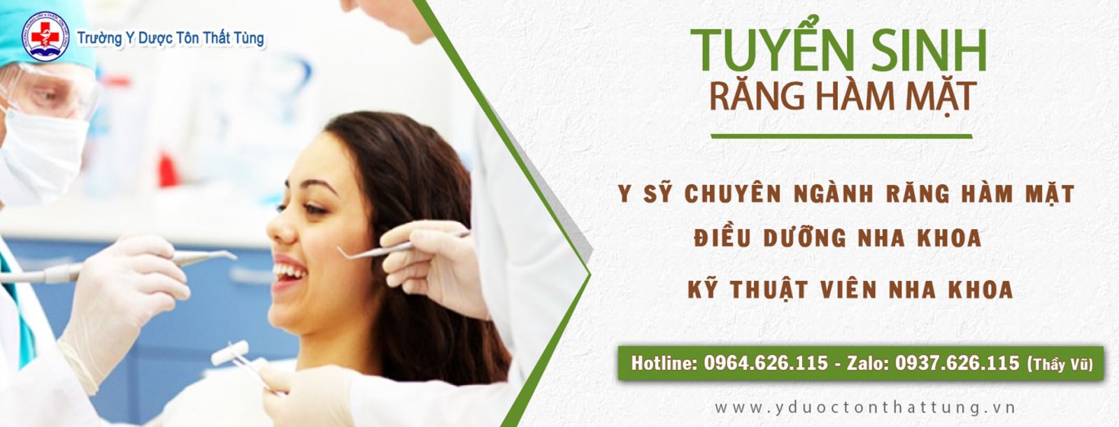 Tuyển sinh răng hàm mặt 2023