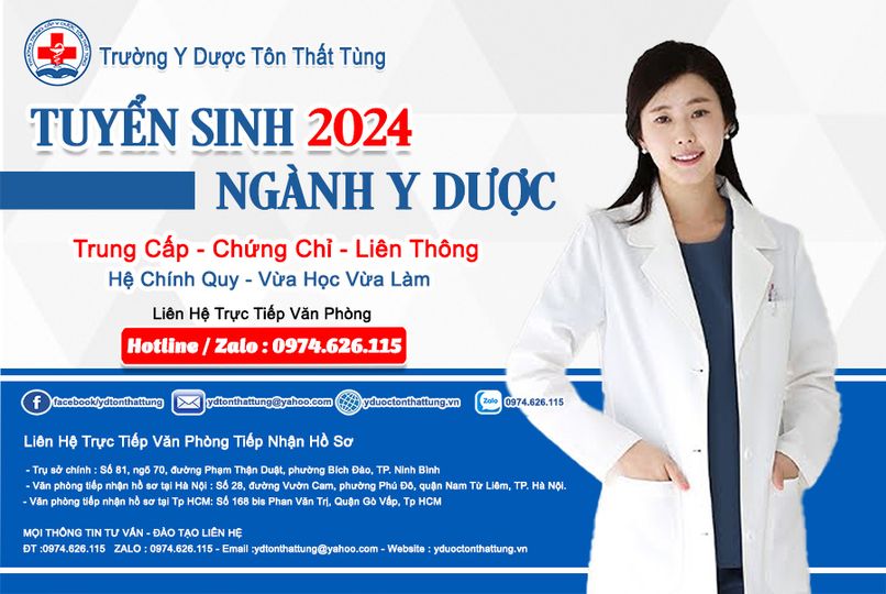 TUYỂN SINH NGÀNH Y DƯỢC 2025