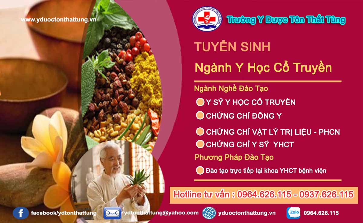 Thông tin tuyển sinh cao đẳng y học cổ truyền tp hcm​ 2025